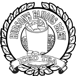 HUDSON'S FAMOUS BREW ICED TEA HUDSONSFAMOUSBREW.COM trademark