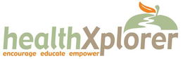 HEALTHXPLORER ENCOURAGE EDUCATE EMPOWER trademark