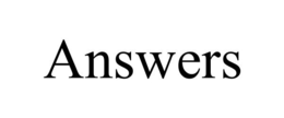 ANSWERS trademark