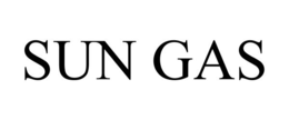 SUN GAS trademark