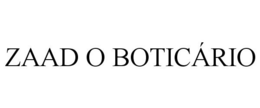 ZAAD O BOTICÁRIO trademark