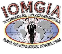 IOMGIA INTERNATIONAL OUTLAW MOTORCYCLE GANG INVESTIGATORS ASSOCIATION FOUNDED 1974 trademark