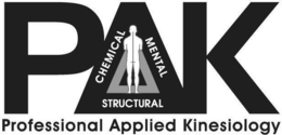 PAK CHEMICAL MENTAL STRUCTURAL PROFESSIONAL APPLIED KINESIOLOGY trademark