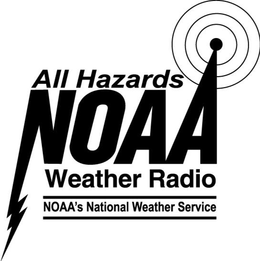 ALL HAZARDS NOAA WEATHER RADIO  NOAA'SNATIONAL WEATHER SERVICE trademark