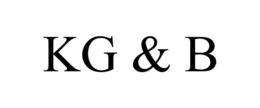 KG & B trademark