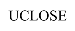UCLOSE trademark