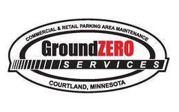 COMMERCIAL AND RETAIL PARKING AREA MAINTENANCE GROUNDZERO SERVICES COURTLAND, MINNESOTA trademark