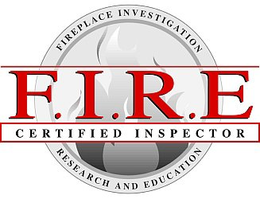 F.I.R.E CERTIFIED INSPECTOR FIREPLACE INVESTIGATION RESEARCH AND EDUCATION trademark
