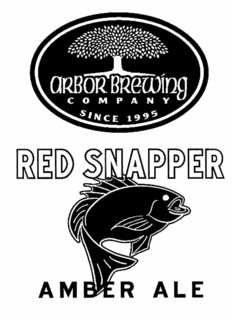 ARBOR BREWING COMPANY SINCE 1995 RED SNAPPER AMBER ALE trademark