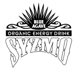 BLUE AGAVE ORGANIC ENERGY DRINK SYZMO trademark