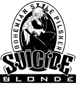 SUICIDE BLONDE BOHEMIAN STYLE PILSNER trademark