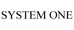 SYSTEM ONE trademark