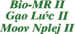 BIO-MR II, GAO LÚ'C II, MOOV PLEJ II trademark