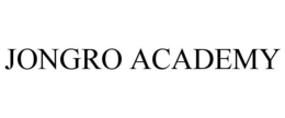JONGRO ACADEMY trademark