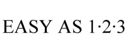 EASY AS 1·2·3 trademark