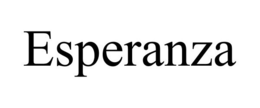 ESPERANZA trademark