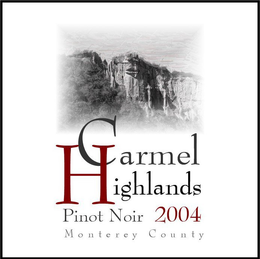 CARMEL HIGHLANDS trademark