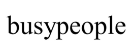 BUSYPEOPLE trademark