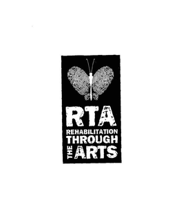 RTA REHABILITATION THROUGH THE ARTS trademark