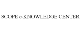 SCOPE E-KNOWLEDGE CENTER trademark