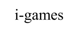 I-GAMES trademark