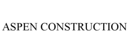 ASPEN CONSTRUCTION trademark