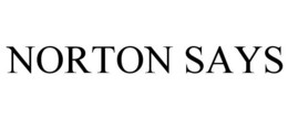 NORTON SAYS trademark