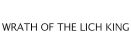 WRATH OF THE LICH KING trademark