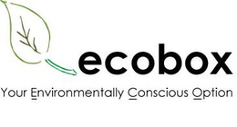 ECOBOX YOUR ENVIRONMENTALLY CONSCIOUS OPTION trademark