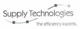SUPPLY TECHNOLOGIES THE EFFICIENCY EXPERTS. trademark
