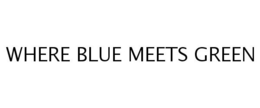 WHERE BLUE MEETS GREEN trademark