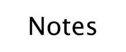 NOTES trademark