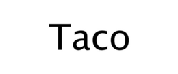 TACO trademark