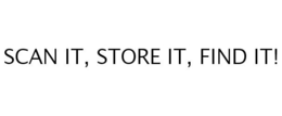 SCAN IT, STORE IT, FIND IT! trademark