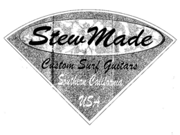 STEW MADE CUSTOM SURF GUITARS SOUTHERN CALIFORNIA USA trademark