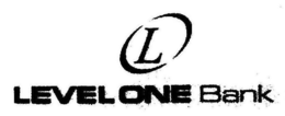 L LEVEL ONE BANK trademark