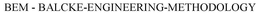 BEM - BALCKE-ENGINEERING-METHODOLOGY trademark
