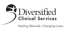 DIVERSIFIED CLINICAL SERVICES HEALING WOUNDS. CHANGING LIVES. trademark