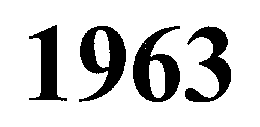 1963 trademark