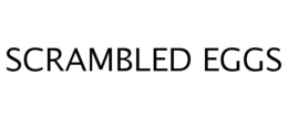 SCRAMBLED EGGS trademark