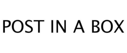 POST IN A BOX trademark