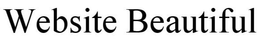 WEBSITE BEAUTIFUL trademark