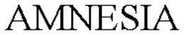 AMNESIA trademark