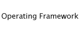 OPERATING FRAMEWORK trademark