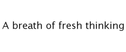 A BREATH OF FRESH THINKING trademark