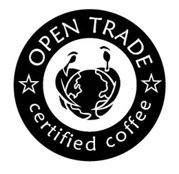 OPEN TRADE CERTIFIED COFFEE trademark