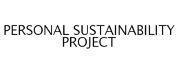 PERSONAL SUSTAINABILITY PROJECT trademark