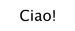 CIAO! trademark