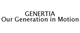 GENERTIA OUR GENERATION IN MOTION trademark