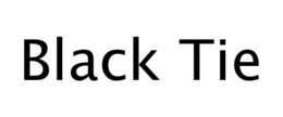 BLACK TIE trademark
